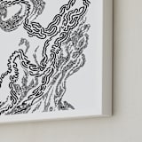 "Cloud Formations 1" - Art Print in Ink by Harrison Tenzer - Frame Close-up