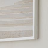 "Structural I" - Art Print in Stone by Jacquelyn Sloane Siklos - Frame Close-up