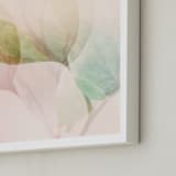 "Sweet Memories I" - Art Print in Peach by Lisa Sundin - Frame Close-up