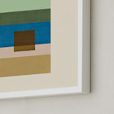 "Horizon" - Art Print in Moss by Baumbirdy - Frame Close-up