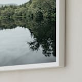 "Mirror Mirror III" - Art Print in Lake by lulu and isabelle - Frame Close-up