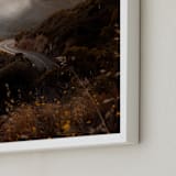 "Yerba Buena Rd" - Art Print in Pavement by Megan DiVita - Frame Close-up