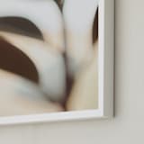 "ficus I" - Art Print in Cream by Anastasia Makarova - Frame Close-up