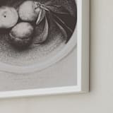 "Celebrating Nostalgia" - Art Print in Cafe Brown by M.E.Segantini - Frame Close-up