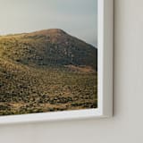"Great Rift Valley II" - Art Print in Teal and Orange by David Michuki - Frame Close-up