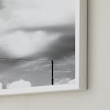 "Fyris" - Art Print in Black and White by Lisa Sundin - Frame Close-up
