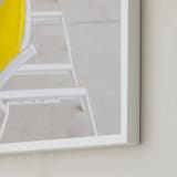 "Reset II" - Art Print in Sunshine Yellow by Irene Suchocki - Frame Close-up