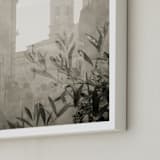 "Quartiere" - Art Print in Cotton Seed by Tania Medeiros - Frame Close-up