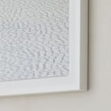 "Negative Space: Shoreline I" - Art Print in Ivory Desert by Jessica C Nugent - Frame Close-up
