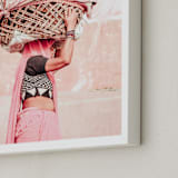 "Strong Women" - Art Print in Blush by LindseyErin - Frame Close-up