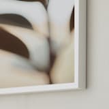 "ficus I" - Art Print in Cream by Anastasia Makarova - Frame Close-up