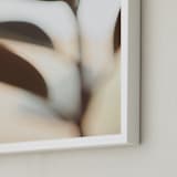 "ficus I" - Art Print in Cream by Anastasia Makarova - Frame Close-up