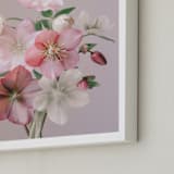"Odette" - Art Print in Mauve by Ali Lanenga - Frame Close-up