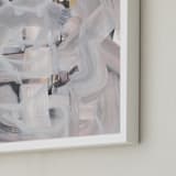 "Pastel Weave" - Art Print in Pastel by Angela Simeone - Frame Close-up