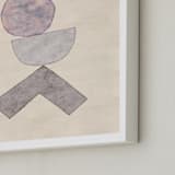 "Tipping Point" - Art Print in Muted Rose by Kara Kosaka - Frame Close-up