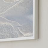 "Tranquil Collective" - Art Print in Icy Blue by Lisa Sundin - Frame Close-up