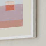 "Pastel Shade" - Art Print in Cloud by Baumbirdy - Frame Close-up