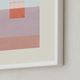 "Pastel Shade" - Art Print in Cloud by Baumbirdy - Frame Close-up