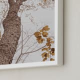"Be Still I" - Art Print in Autumn by Robin Ott - Frame Close-up