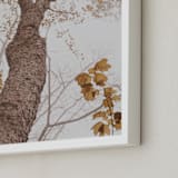 "Be Still I" - Art Print in Autumn by Robin Ott - Frame Close-up