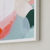 "Enliven" - Art Print in Tangerine by Melanie Severin - Frame Close-up