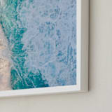 "Mystic Moments" - Art Print in Turquoise Green by Sea and Sky - Frame Close-up