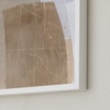 "Paper Plane IV" - Art Print in Rose by Jennifer Daily - Frame Close-up