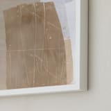 "Paper Plane IV" - Art Print in Rose by Jennifer Daily - Frame Close-up