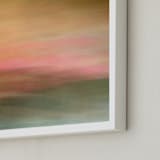 "Prairie" - Art Print in Amber by Laura Bolter - Frame Close-up