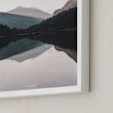 "Ruby Peaks" - Art Print in Forest by LindseyErin - Frame Close-up