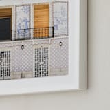 "Tiles of Portugal" - Art Print in Portuguese Tile by Annie Montgomery - Frame Close-up