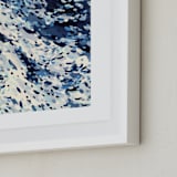 "Zuma" - Art Print in Sky Blue by Katie Craig - Frame Close-up