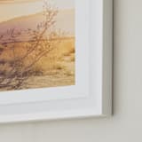 "Desert Roadtrip" - Art Print in Desert sun by Lisa Sundin - Frame Close-up