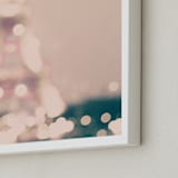 "Glittery & Romantic" - Art Print in Dusty Pink by Caroline Mint - Frame Close-up