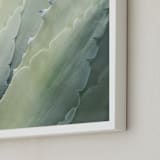 "Botanical II" - Art Print in Aloe Green by Whitley Williams - Frame Close-up