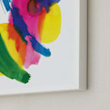 "Abstract Watercolor" - Art Print in Fuchsia by Alexandra Dzh - Frame Close-up