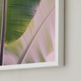 "Tropic" - Art Print in bright green by ALICIA BOCK - Frame Close-up