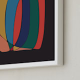 "Fragments" - Art Print in Chalkboard by Romina Gadler - Frame Close-up