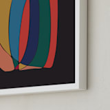"Fragments" - Art Print in Chalkboard by Romina Gadler - Frame Close-up