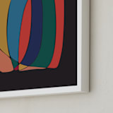 "Fragments" - Art Print in Chalkboard by Romina Gadler - Frame Close-up