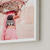 "Strong Women" - Art Print in Blush by LindseyErin - Frame Close-up