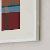 "Rise 2" - Art Print in Rustic by Baumbirdy - Frame Close-up