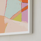 "The light" - Art Print in Taffy by Alicia Schultz - Frame Close-up