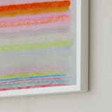 "Inner Light" - Art Print in Vibrant Pastel by HAPI ART - Frame Close-up