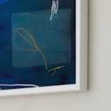 "BAIT & SWITCH" - Art Print in Lapis Lazuli by Keren Toledano - Frame Close-up
