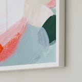 "Enliven" - Art Print in Tangerine by Melanie Severin - Frame Close-up