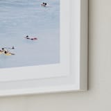 "I Got That Sunshine In My Pocket I" - Art Print in Sea Blue by Summer Strauch - Frame Close-up