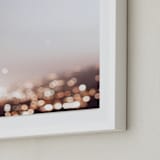 "Warm Evening I" - Art Print in City Sky by Caroline Mint - Frame Close-up