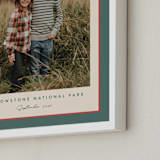 "Ribbon Frame: Portrait Framed Photo" - Framed Photo in Sprig by Carolyn MacLaren - Frame Close-up