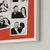 "Photo Booth" - Framed Photo in Tomato by Morgan Kendall - Frame Close-up